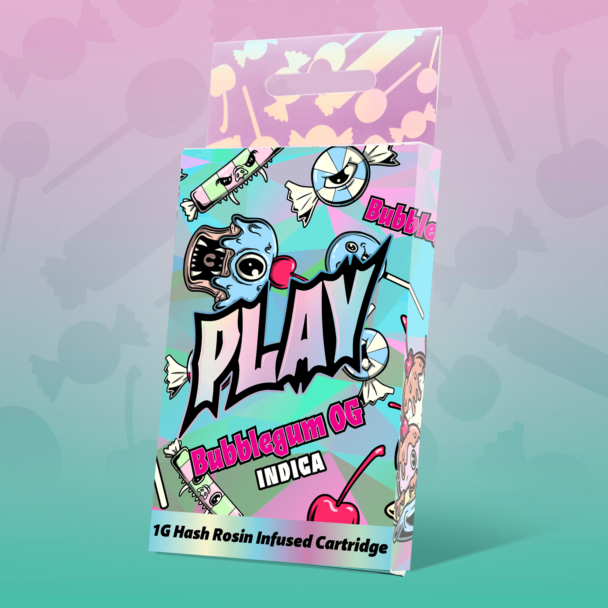 Play Cannabis Bubblegum OG vape cartridge