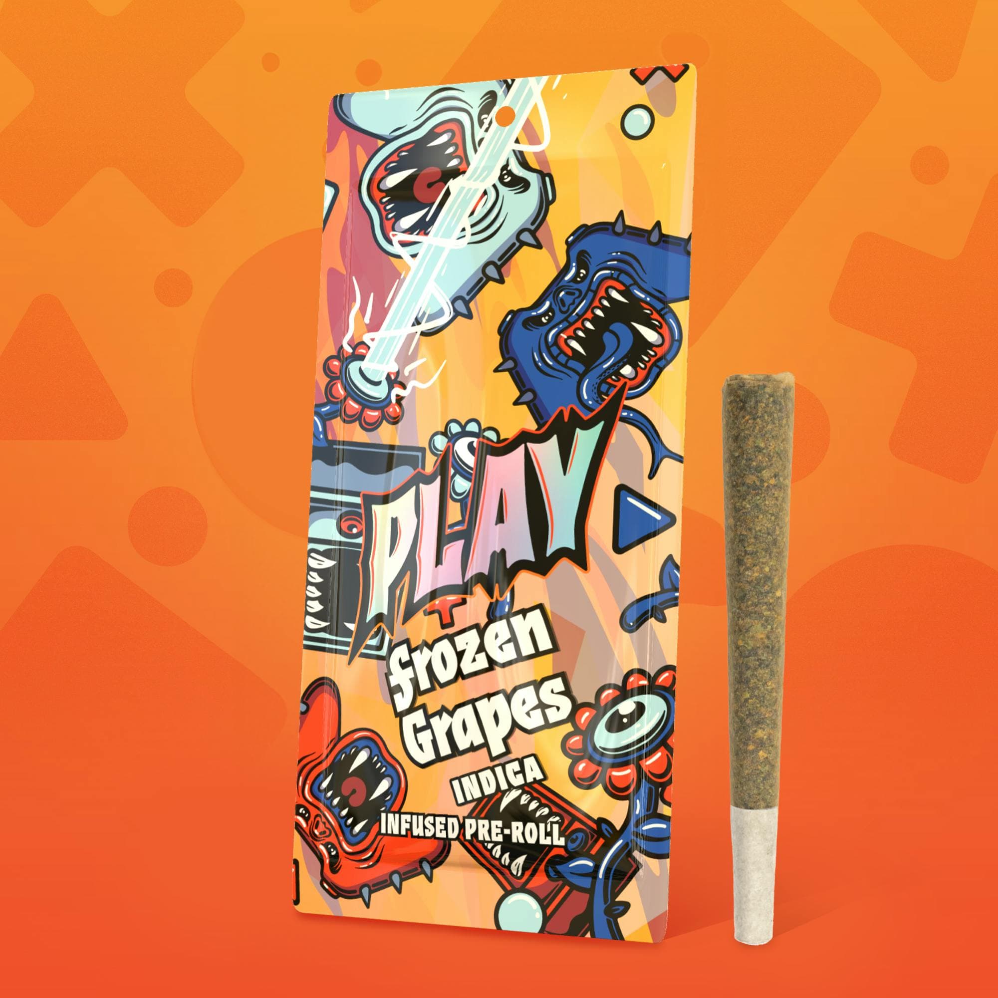 Play Cannabis Frozen Grapes pre-roll