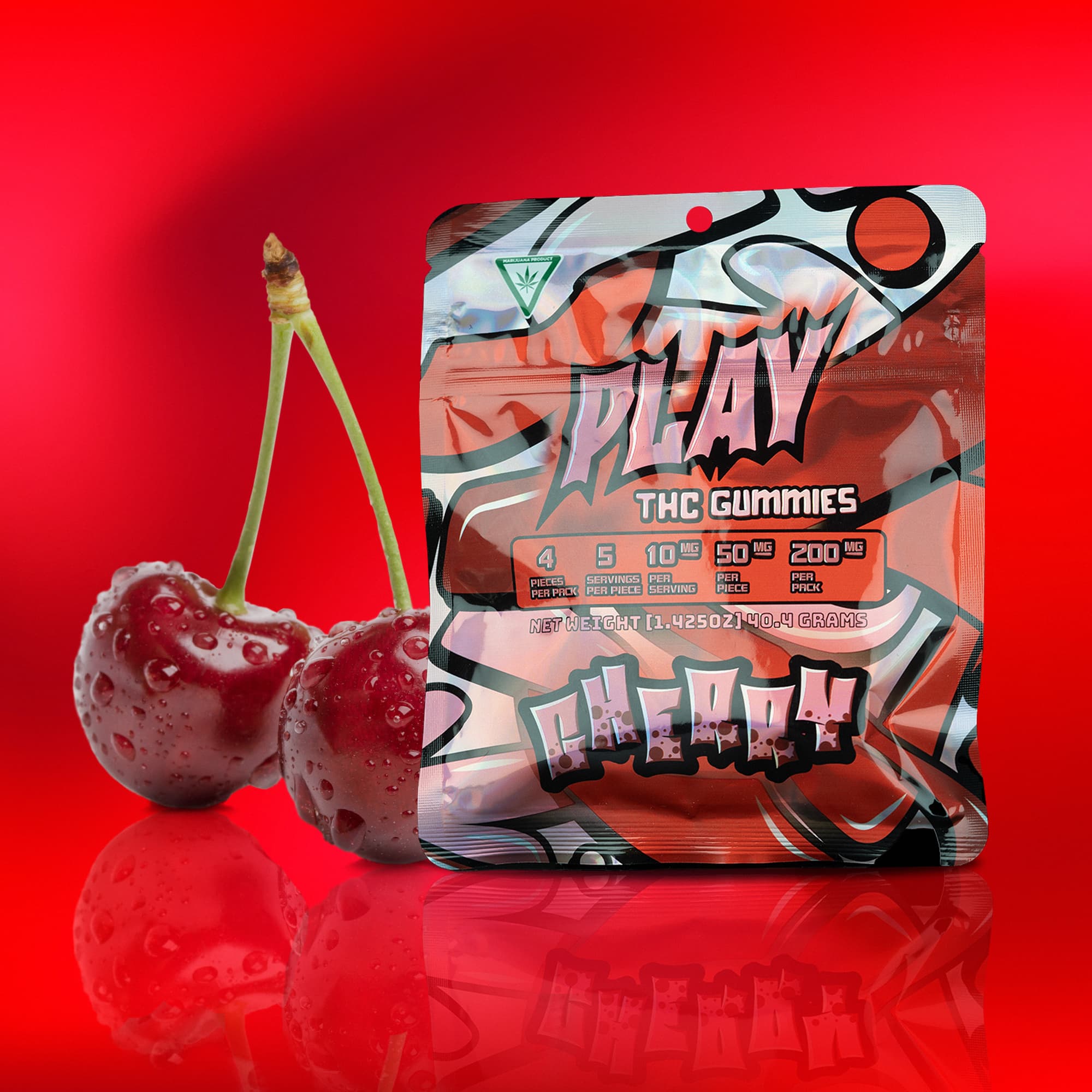 Play Cannabis Cherry edible