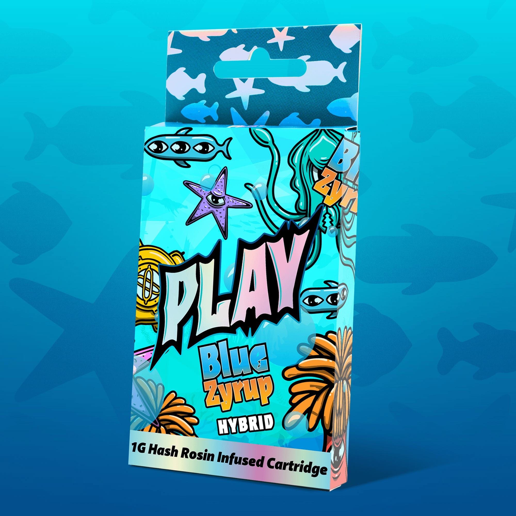 Play Cannabis Blue Zyrup vape cartridge
