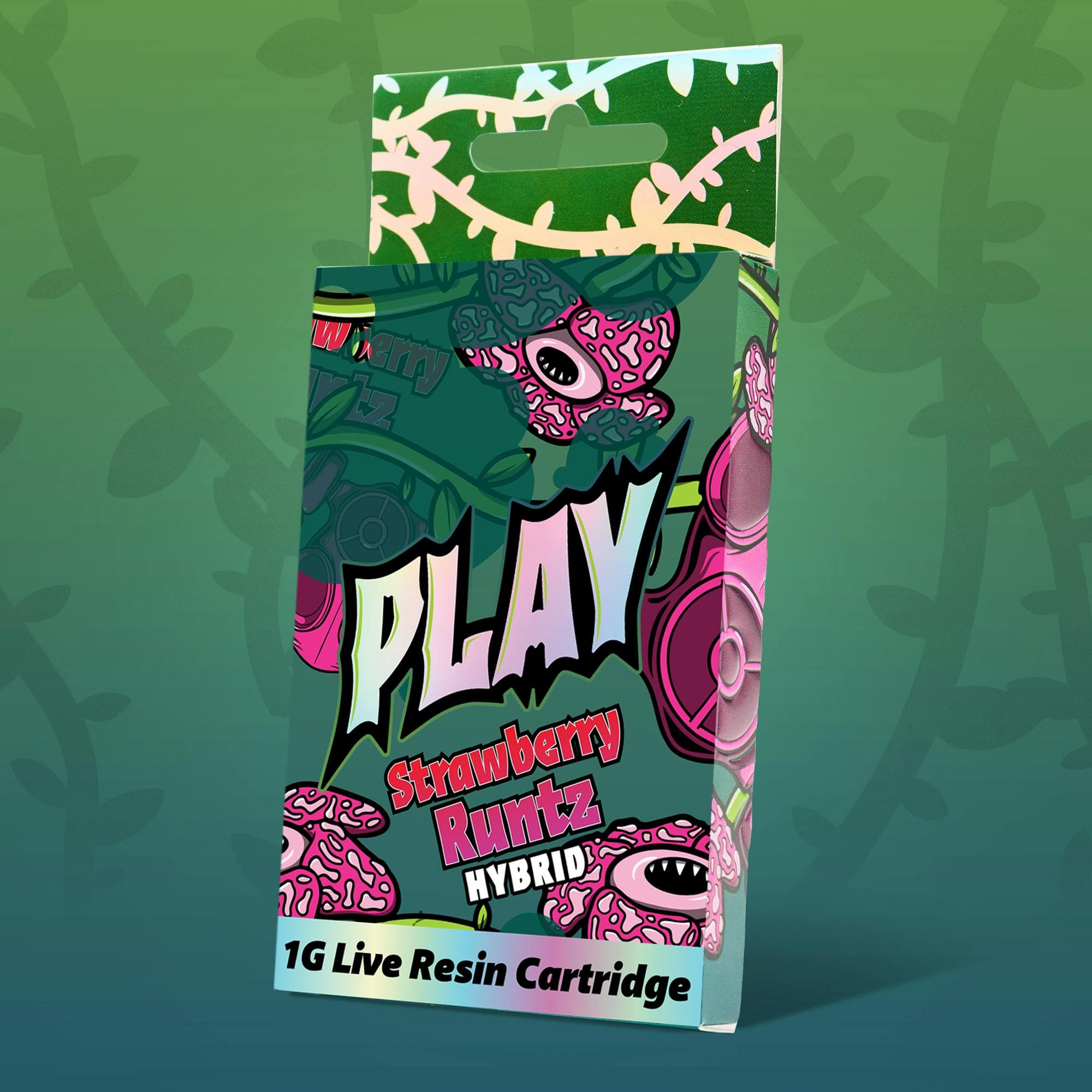 Play Cannabis vape cartridge