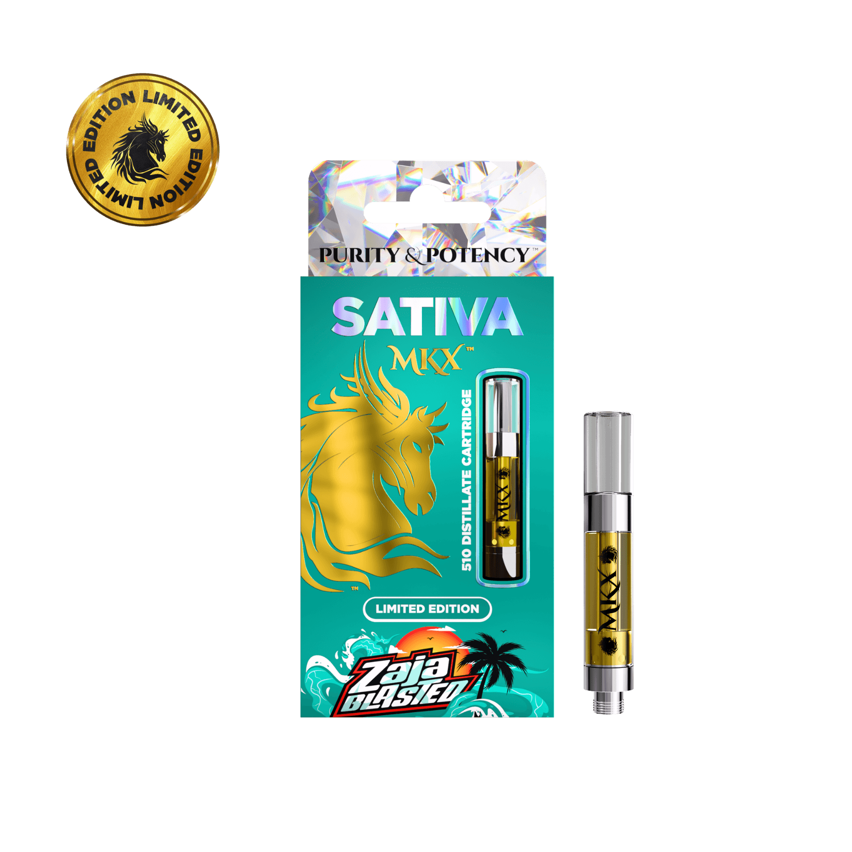 MKX Oil Co. MKX 1 Gram 510 Carts *LIMITED EDITION* Zaja Blasted - Sativa vape cartridge
