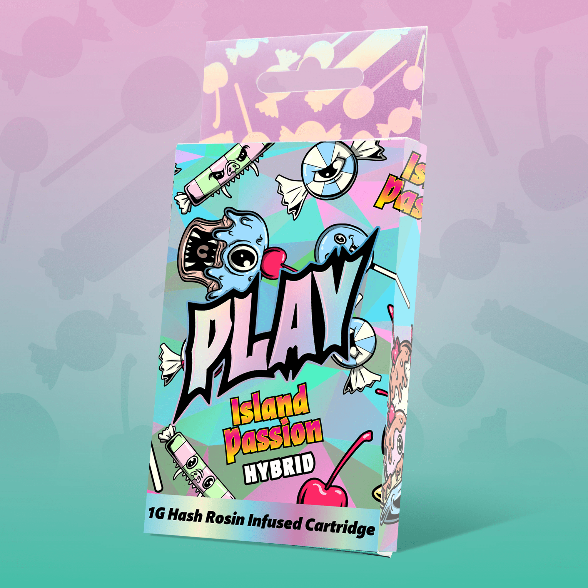 Play Cannabis Island Passion vape cartridge