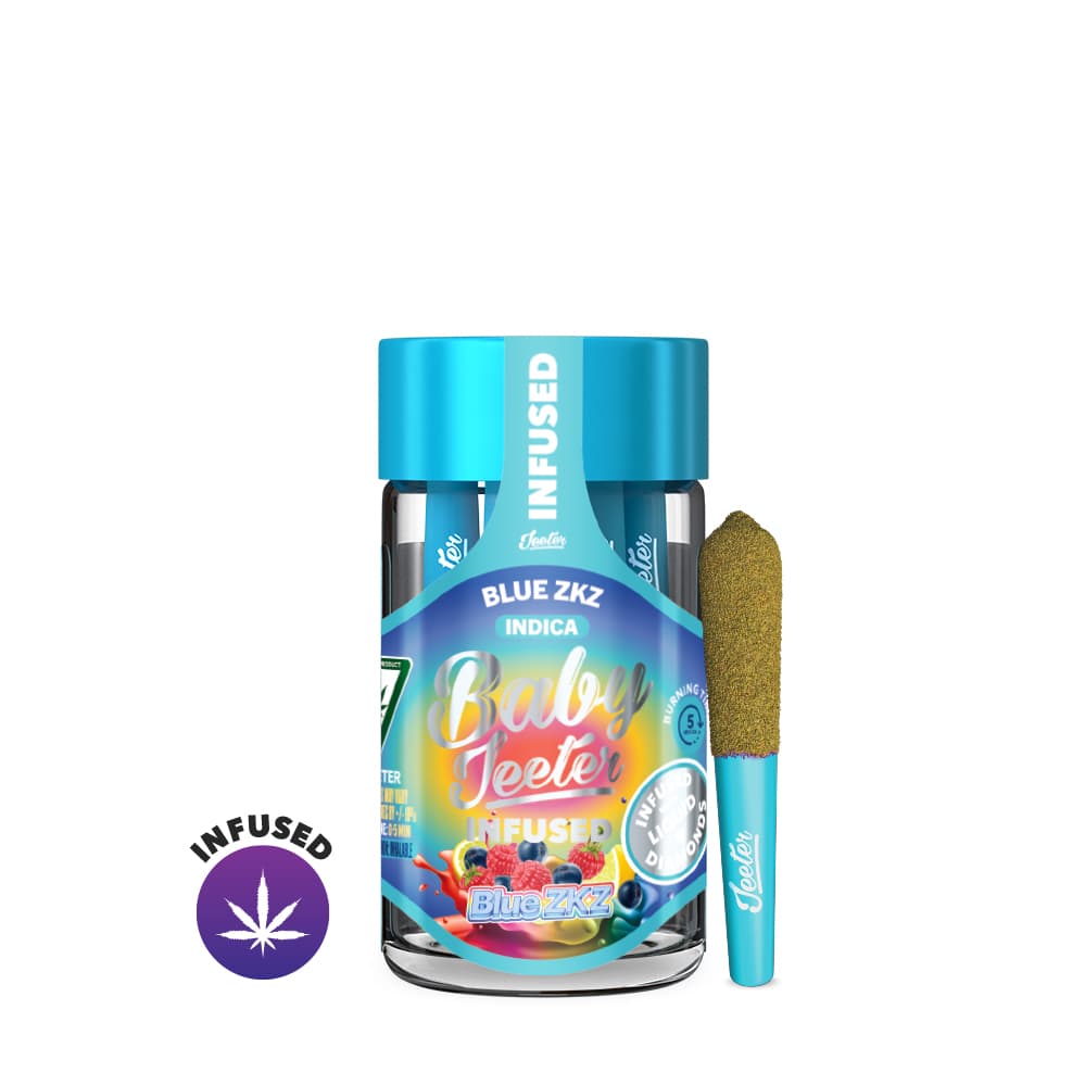 Jeeter Blue ZKZ Baby Jeeter Infused Pre-Roll 5-pack