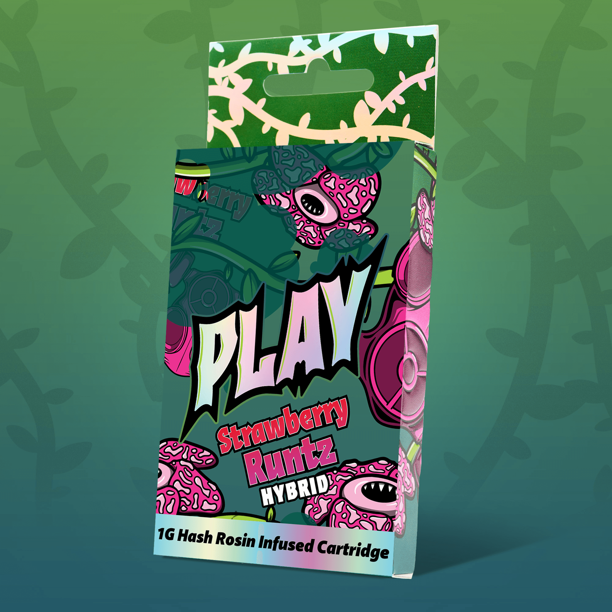Play Cannabis Strawberry Runtz vape cartridge
