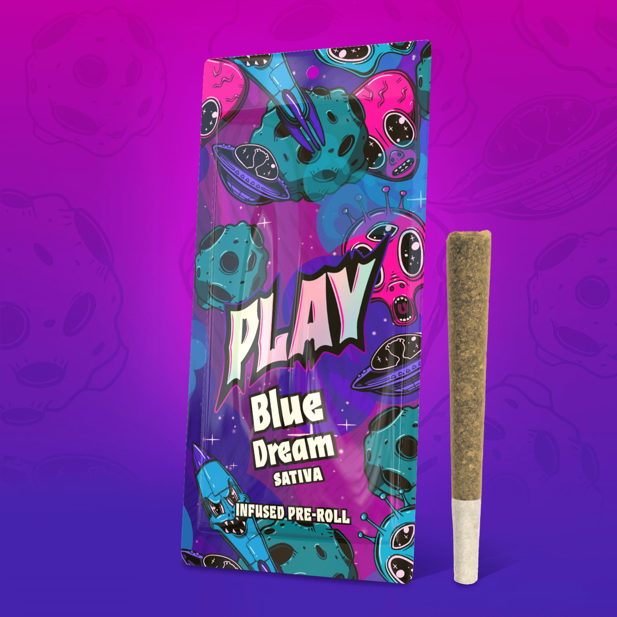 Play Cannabis Blue Dream pre-roll