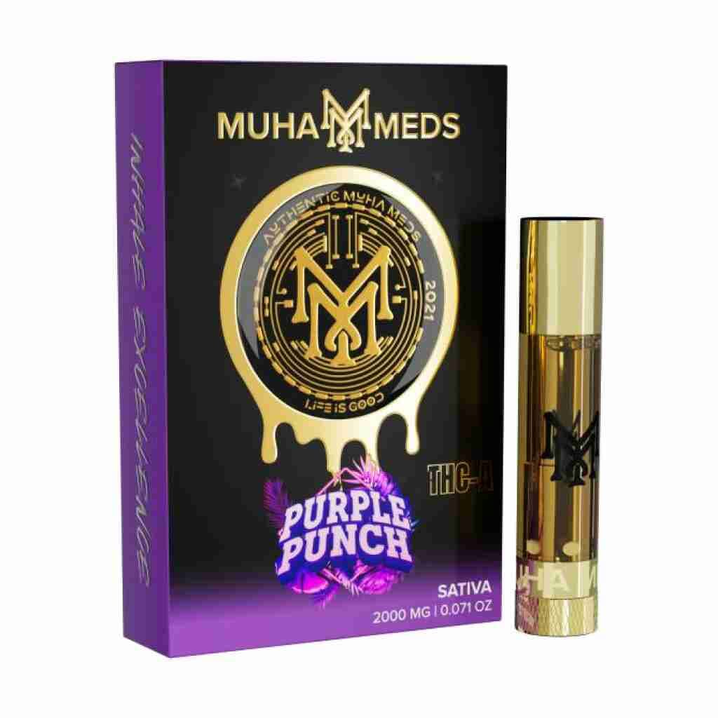 Muha Meds Purple Punch vape cartridge