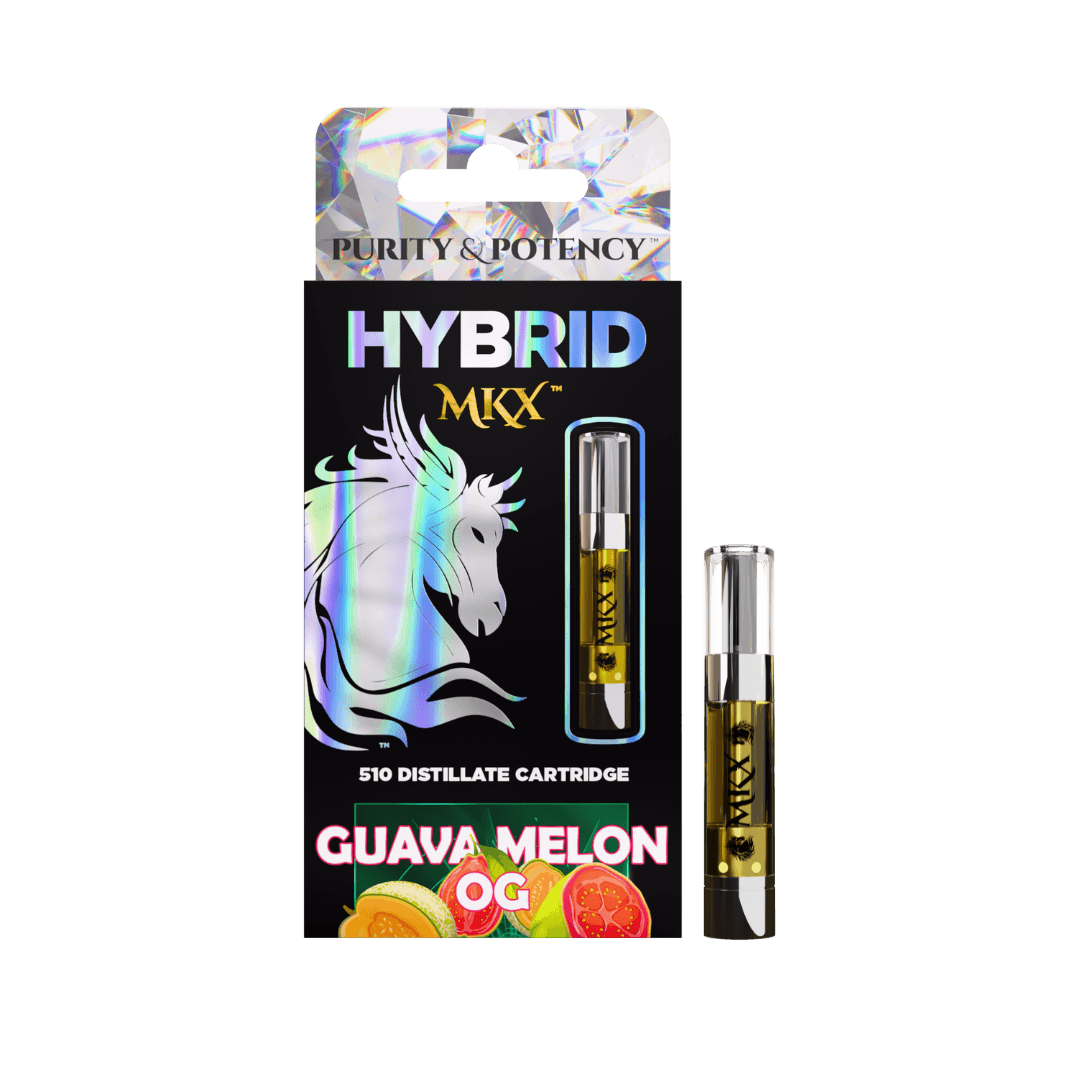 MKX Oil Co. MKX 1 Gram 510 Thread Carts - Guava Melon OG (Hybrid) vape cartridge
