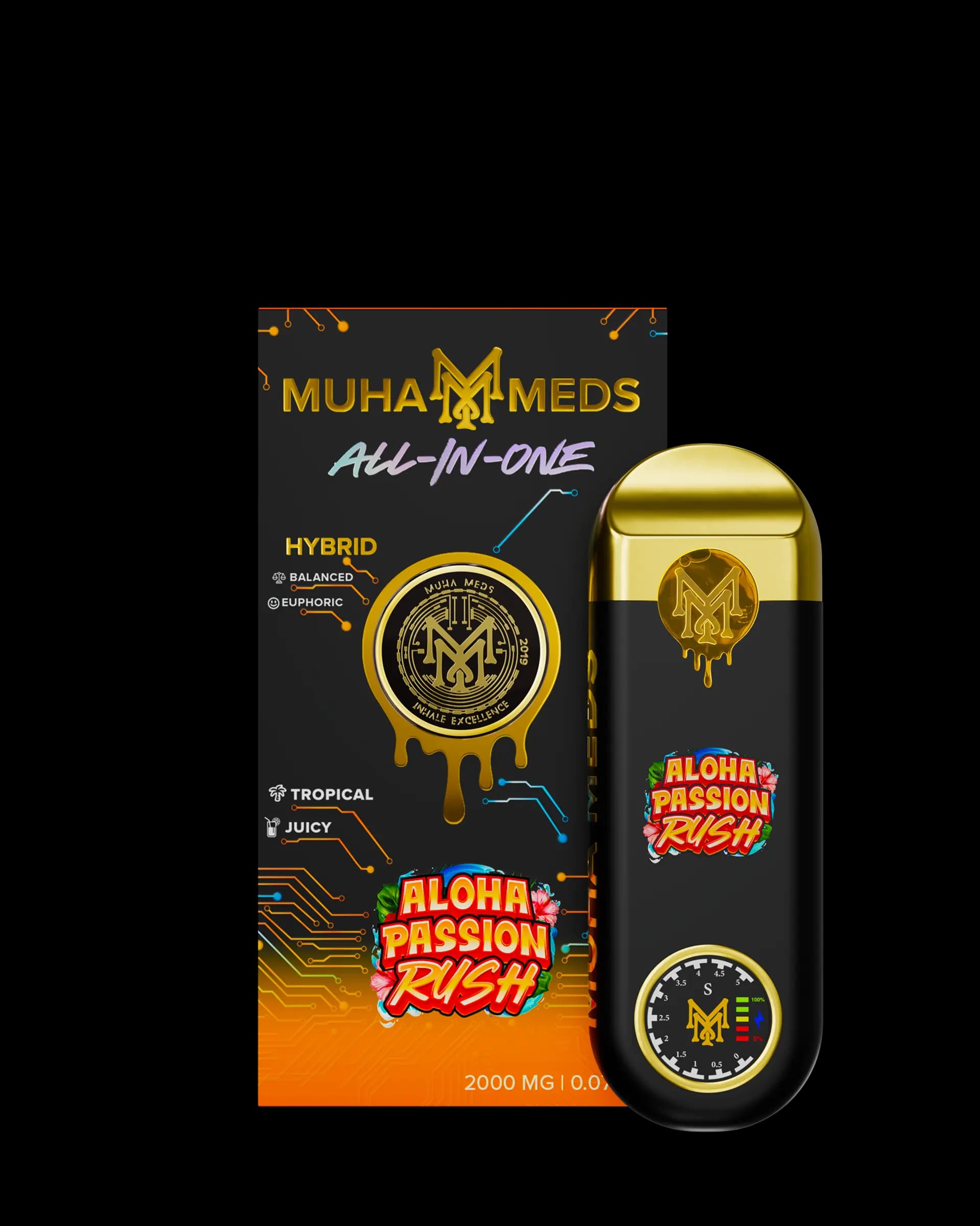 Muha Meds Aloha Passion Rush vape cartridge