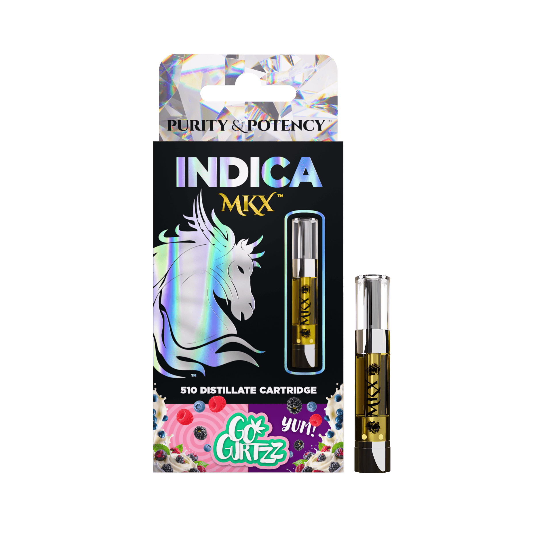 MKX Oil Co. MKX 1 Gram 510 Thread Carts - Go Gurtzz (Indica) vape cartridge