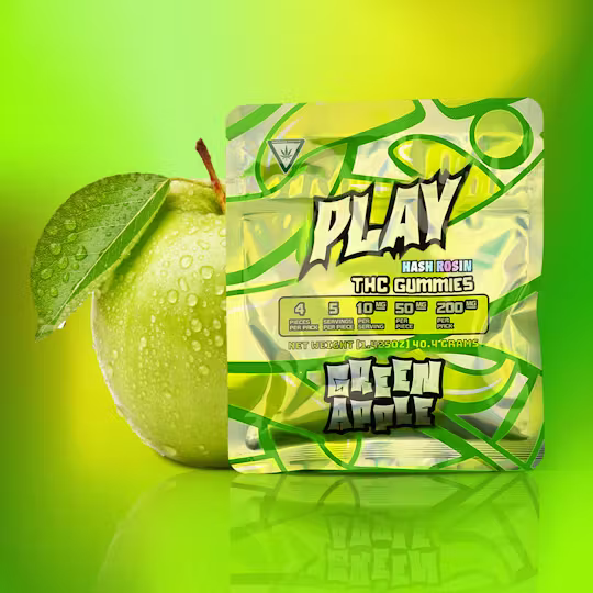 Play Cannabis Green Apple edible