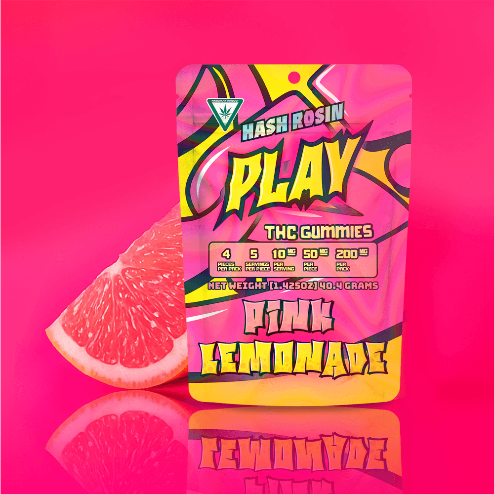 Play Cannabis Pink Lemonade edible