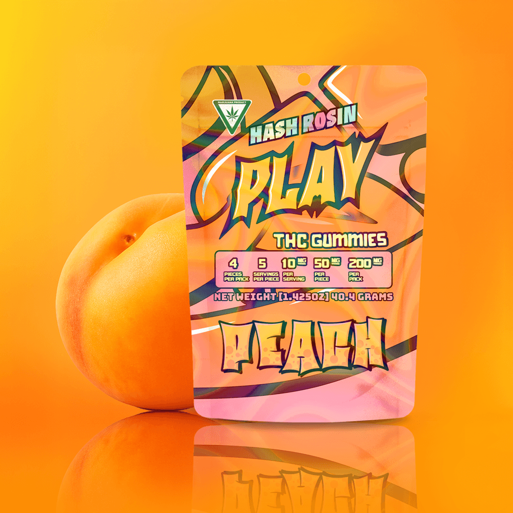 Play Cannabis Peach edible