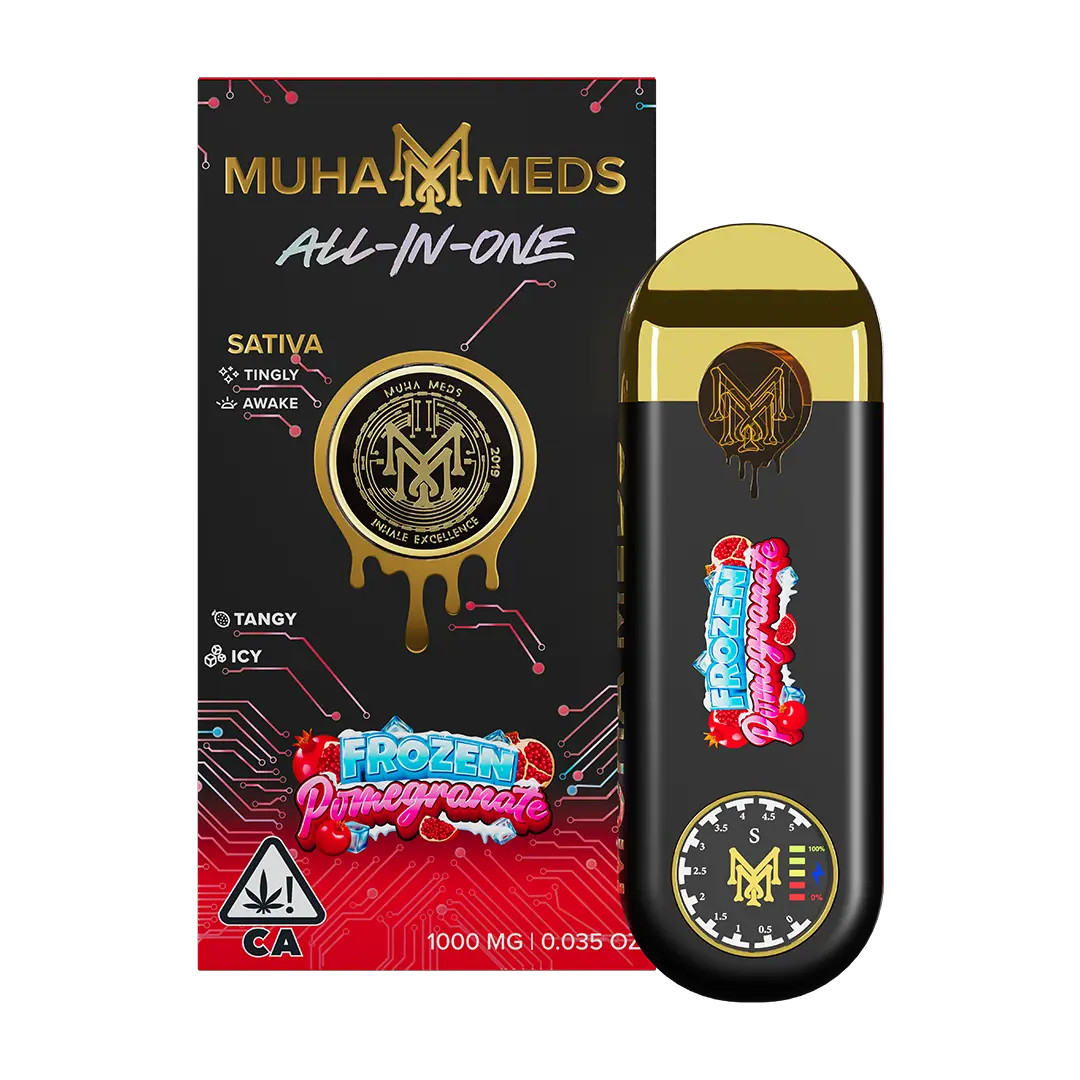 Muha Meds Frozen Pomegranate vape cartridge
