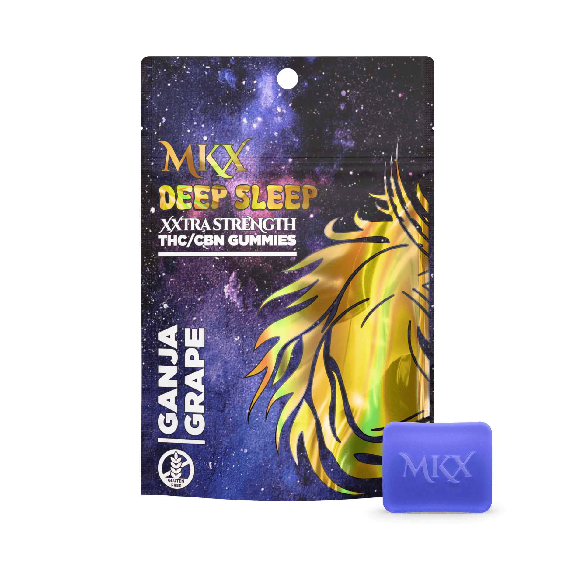 MKX Oil Co. MKX Deep Sleep 200MG Gummies - Ganja Grape edible