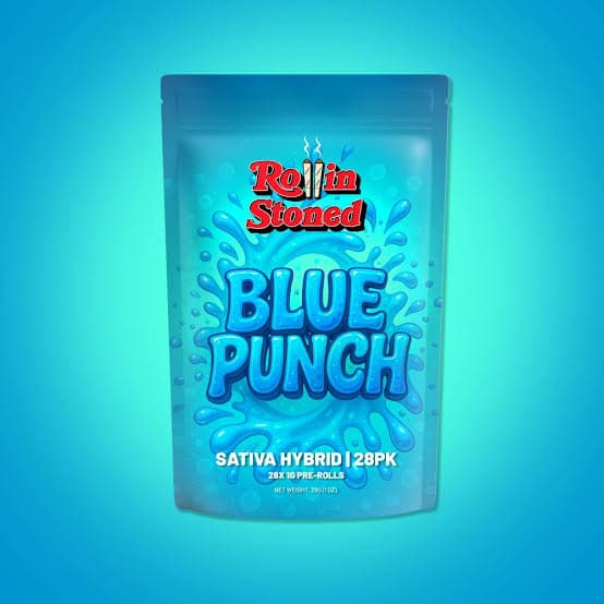 Rollin Stoned Blue Punch pre-roll