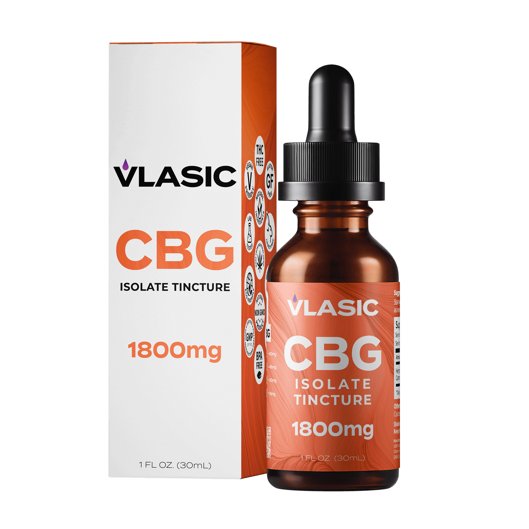 Vlasic Labs Mood CBG Isolate Tincture topical