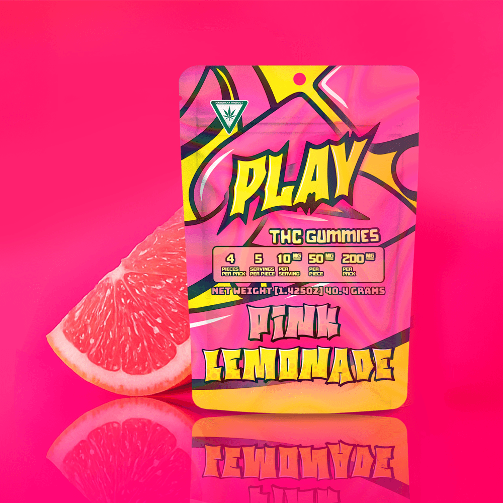 Play Cannabis Pink Lemonade edible