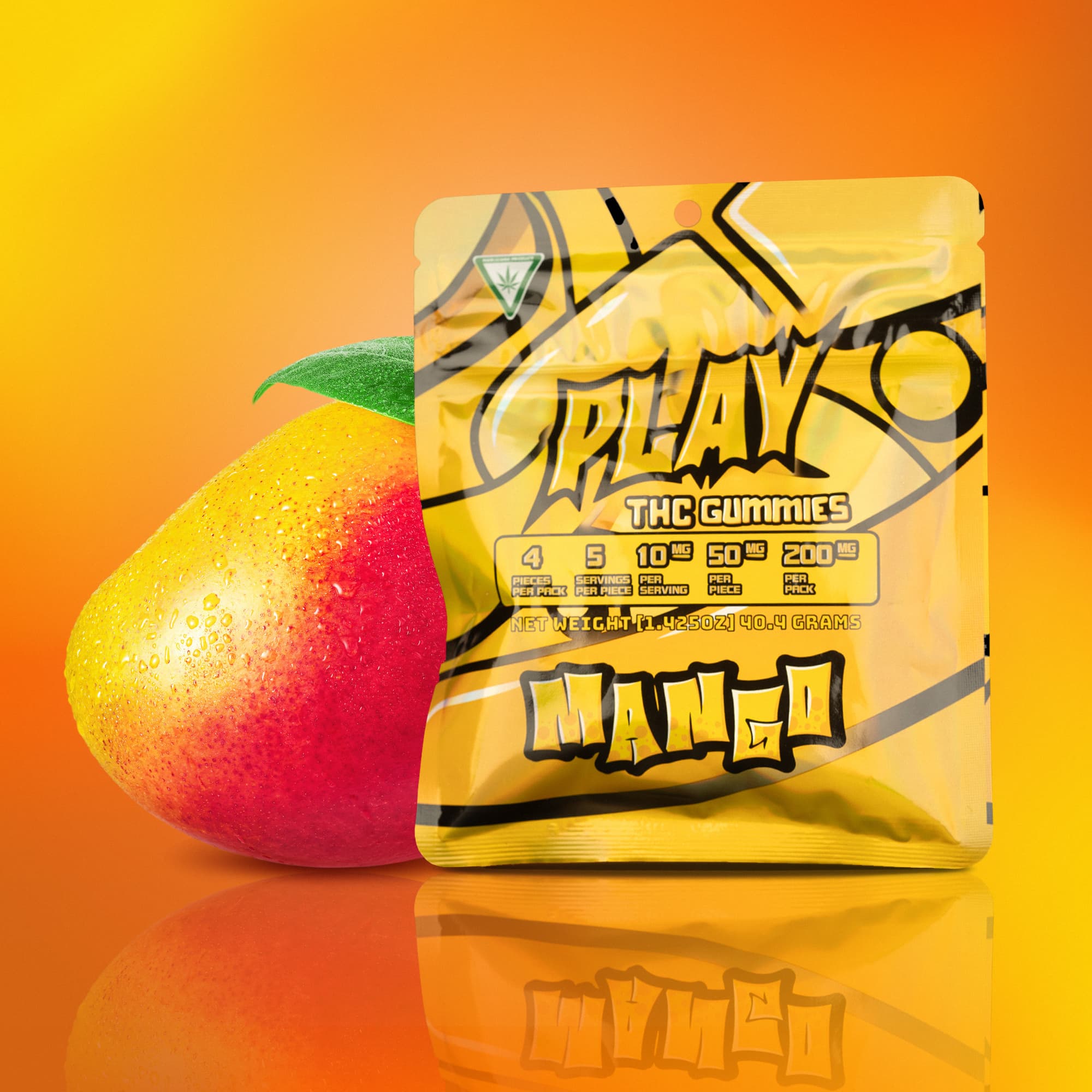 Play Cannabis Mango edible