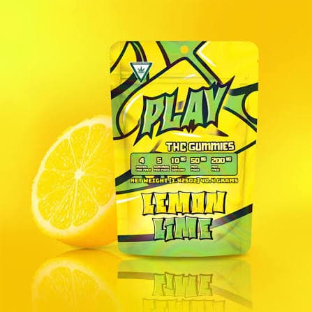 Play Cannabis Lemon Lime edible