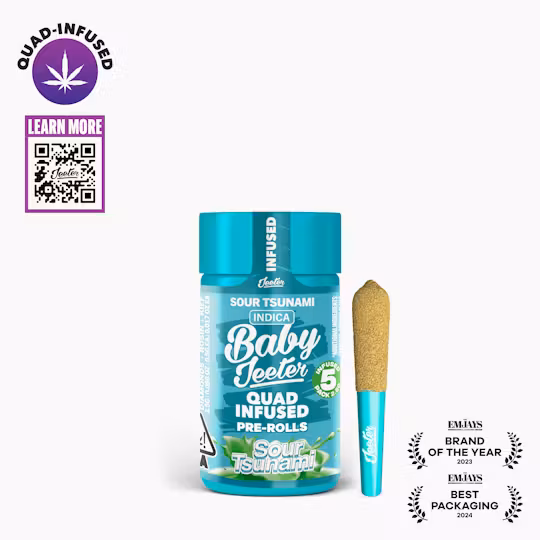 Jeeter Sour Tsunami Baby Jeeter Infused Pre-Roll 5-pack