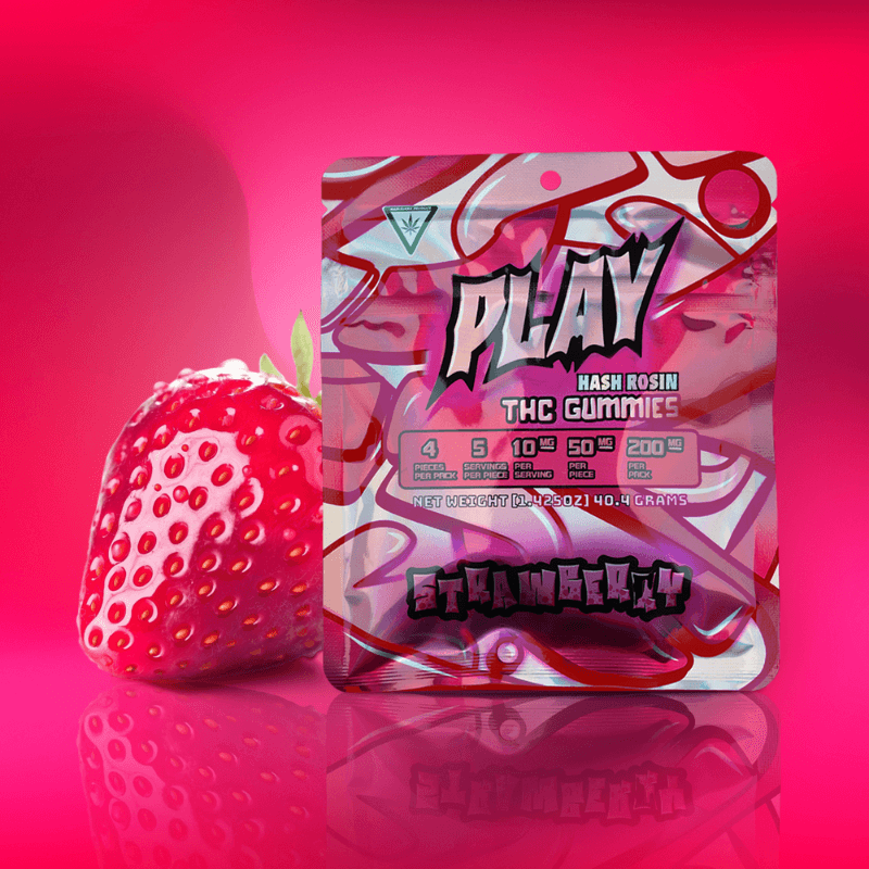 Play Cannabis Strawberry edible