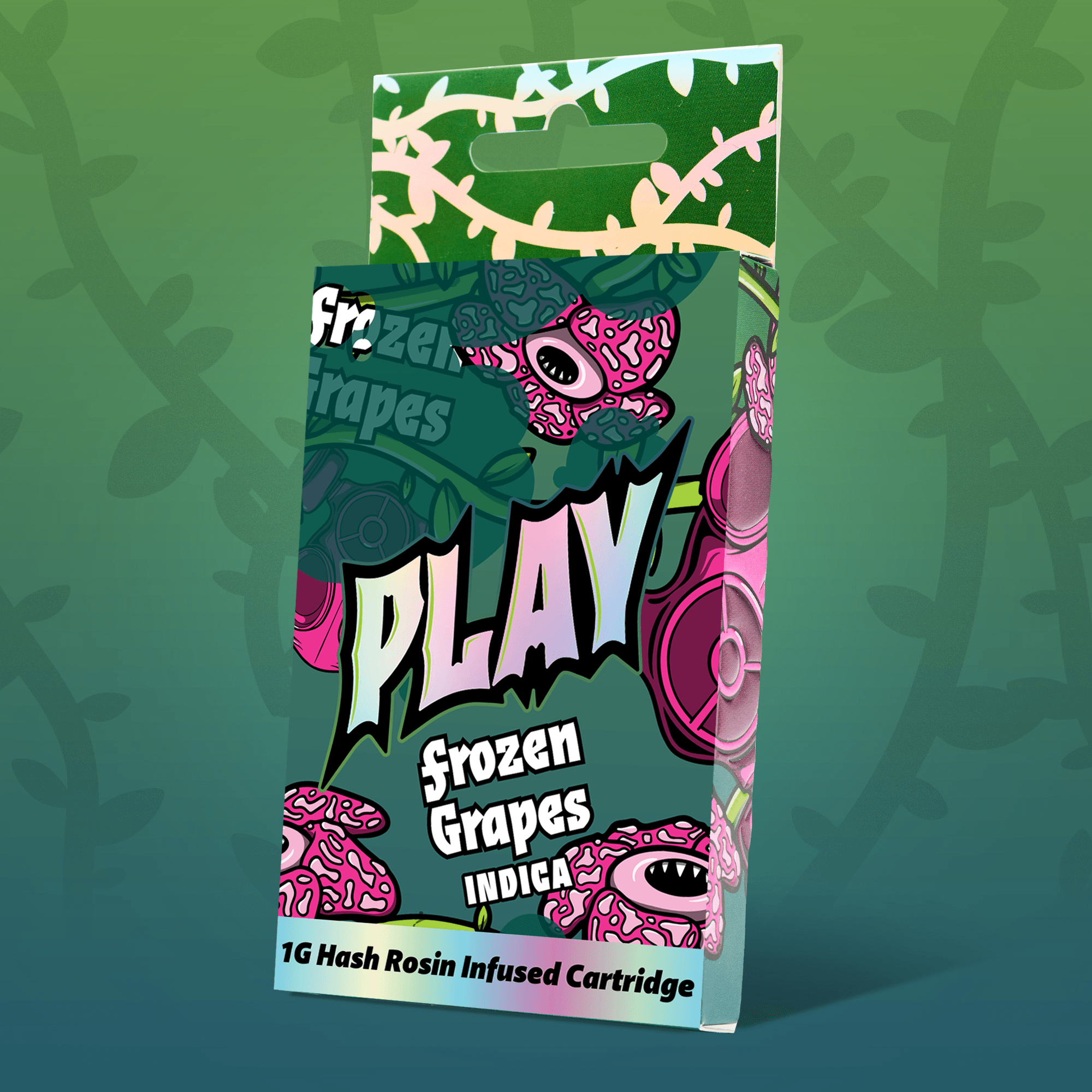 Play Cannabis Frozen Grapes vape cartridge