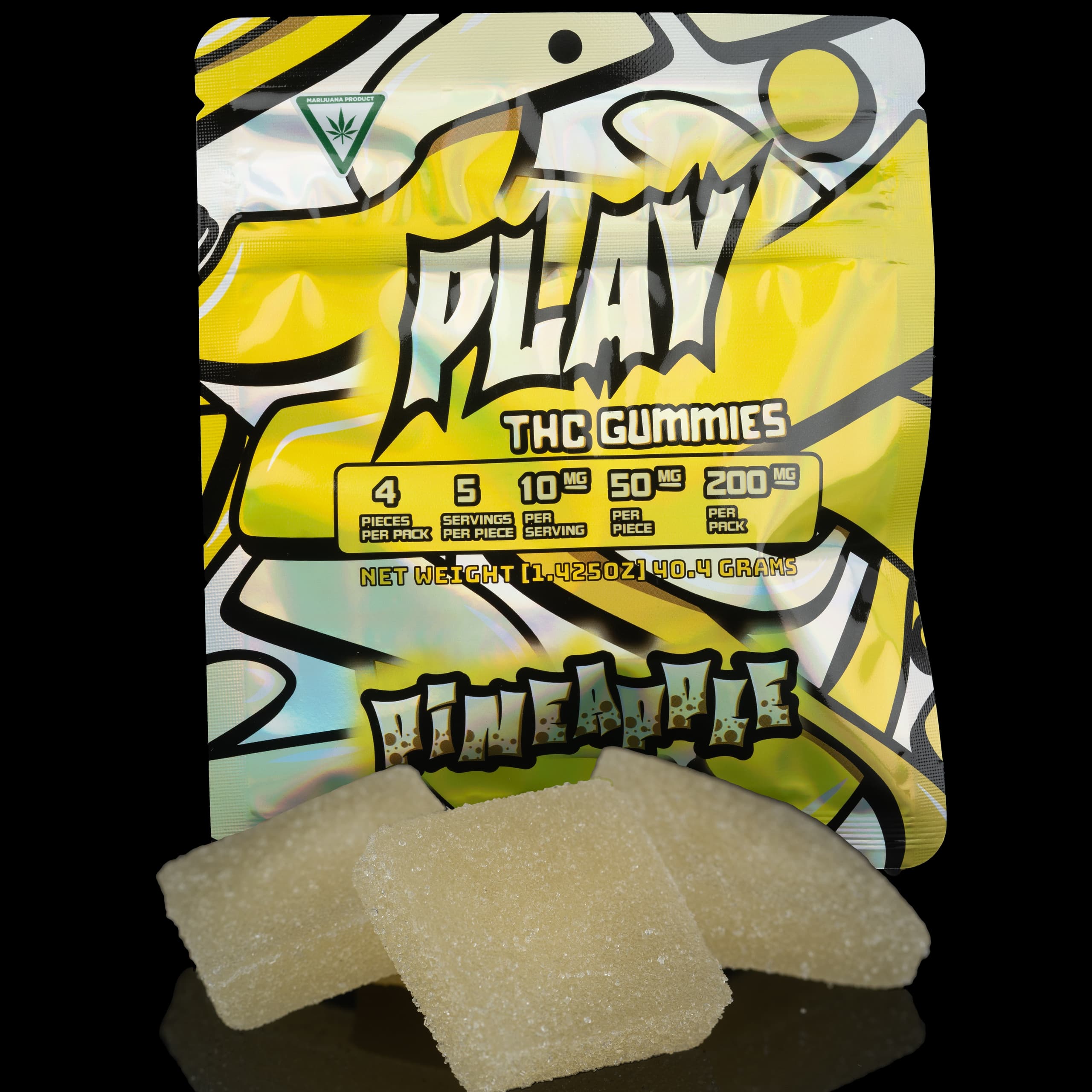Play Cannabis Pineapple edible
