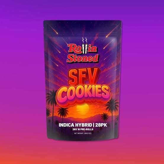 Rollin Stoned SFV Cookies pre-roll