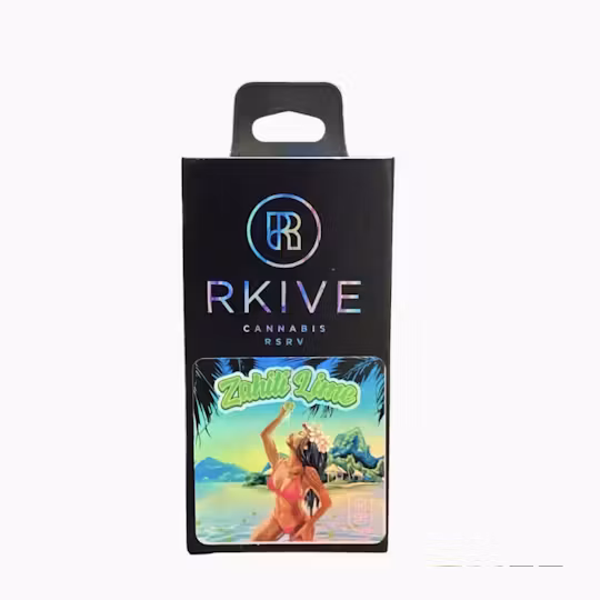 Rkive Zahiti Lime vape cartridge