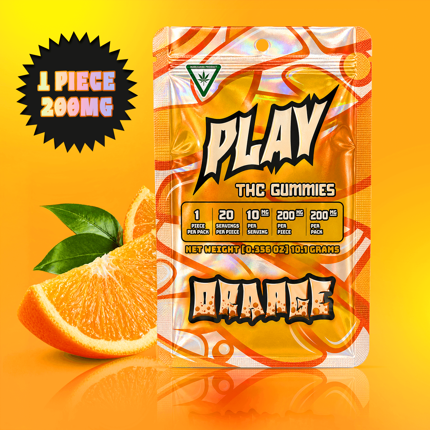 Play Cannabis Orange edible