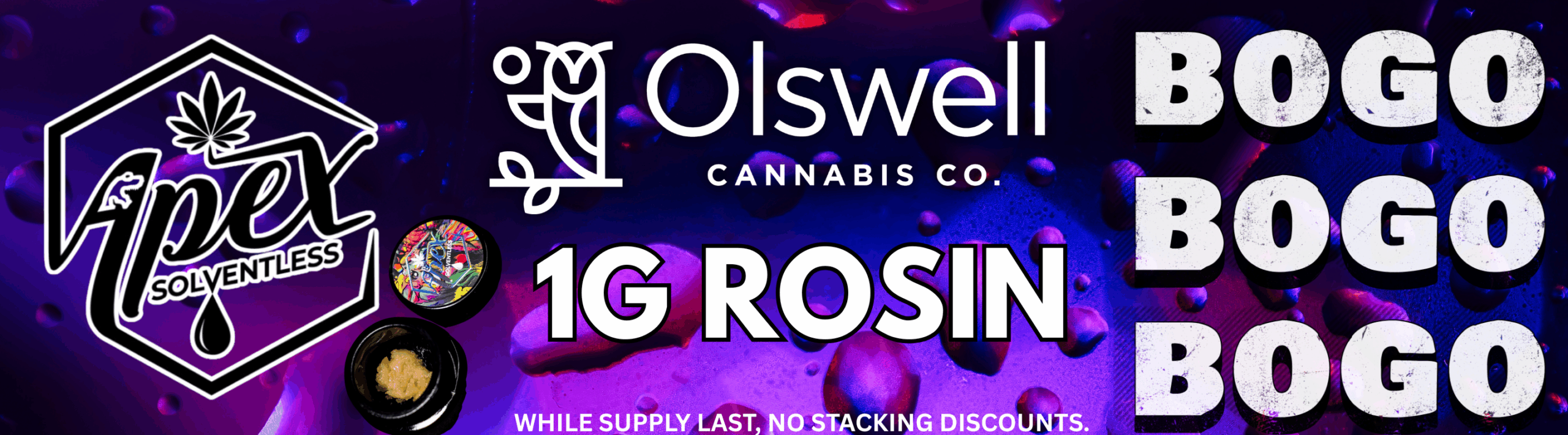 Olswell Cannabis Rosin Deals.