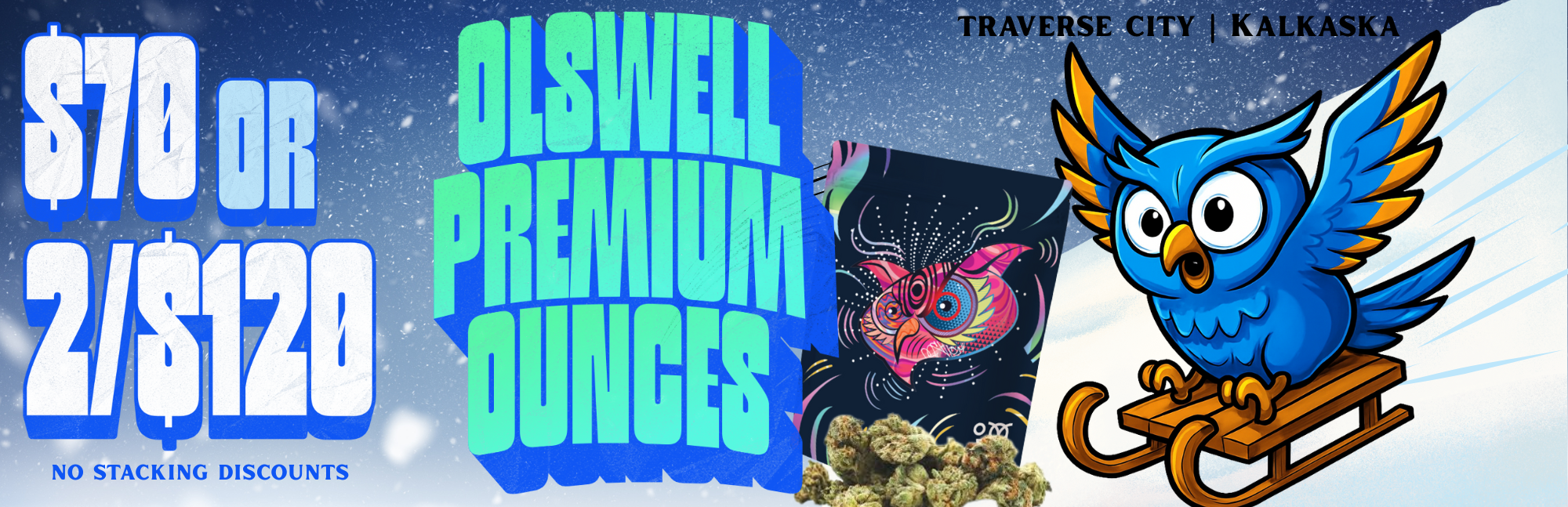 NO STACKING DISCOUNTS (3)