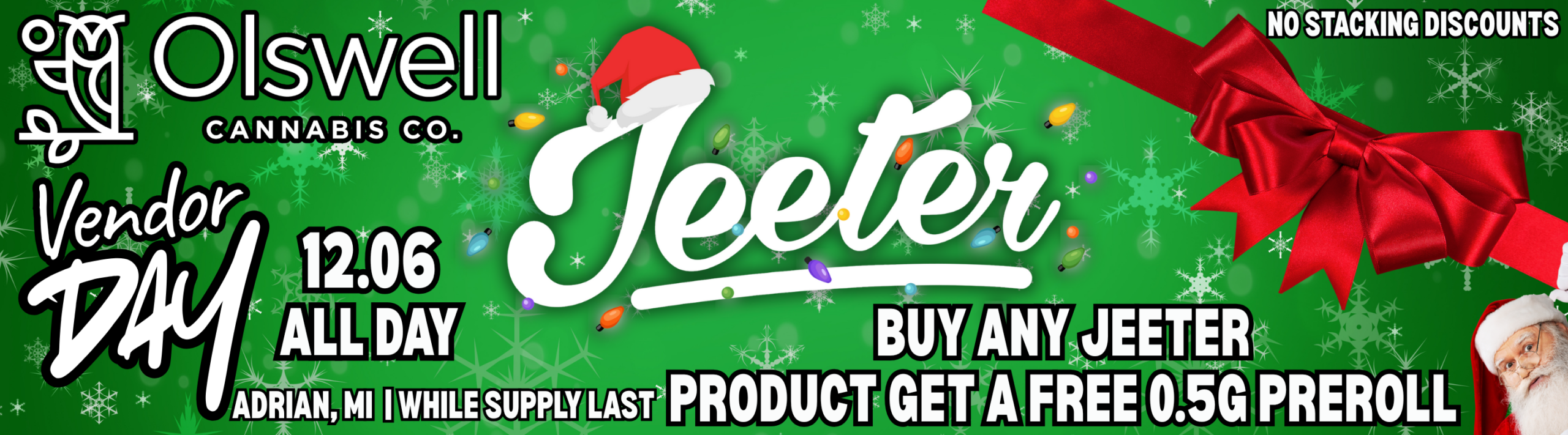 Shop jeeter deals in adrian, Shop jeeter deals in michigan. Shop jeeter at Olswell Cannabis CO.